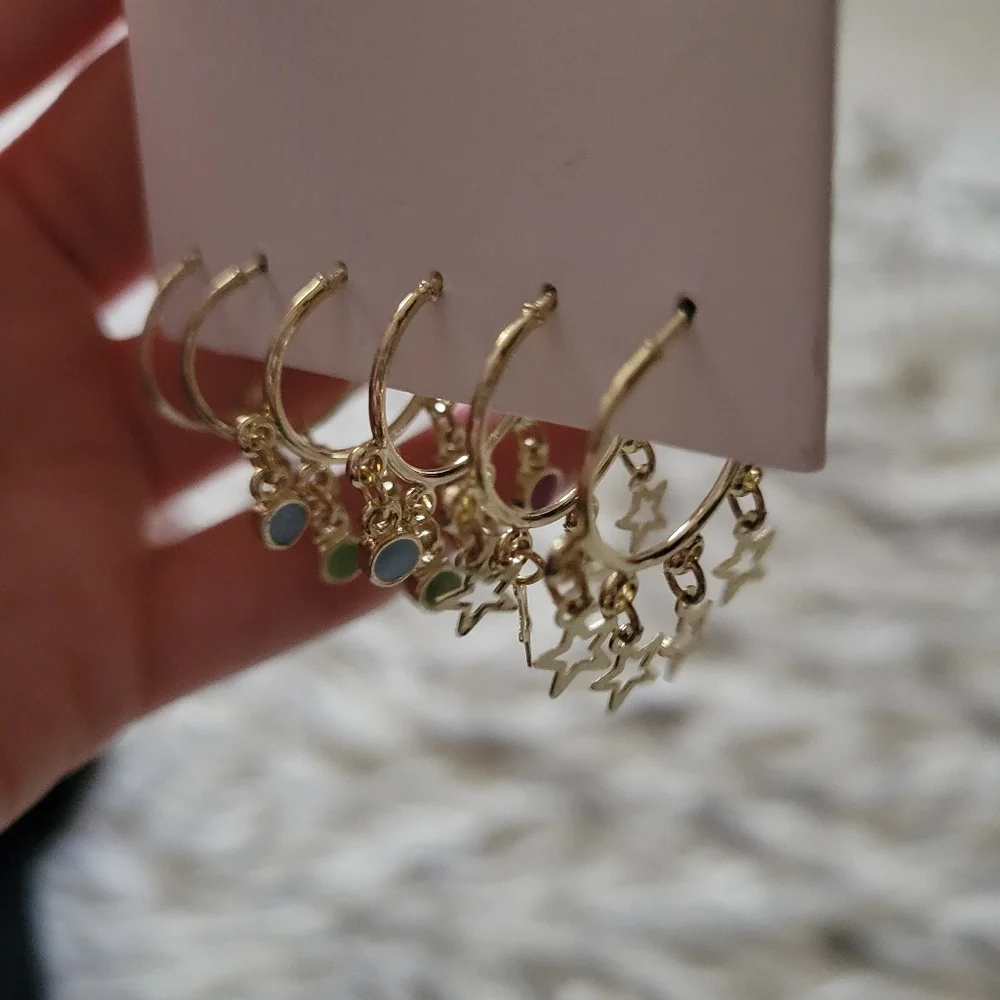 American eagle small hoop set